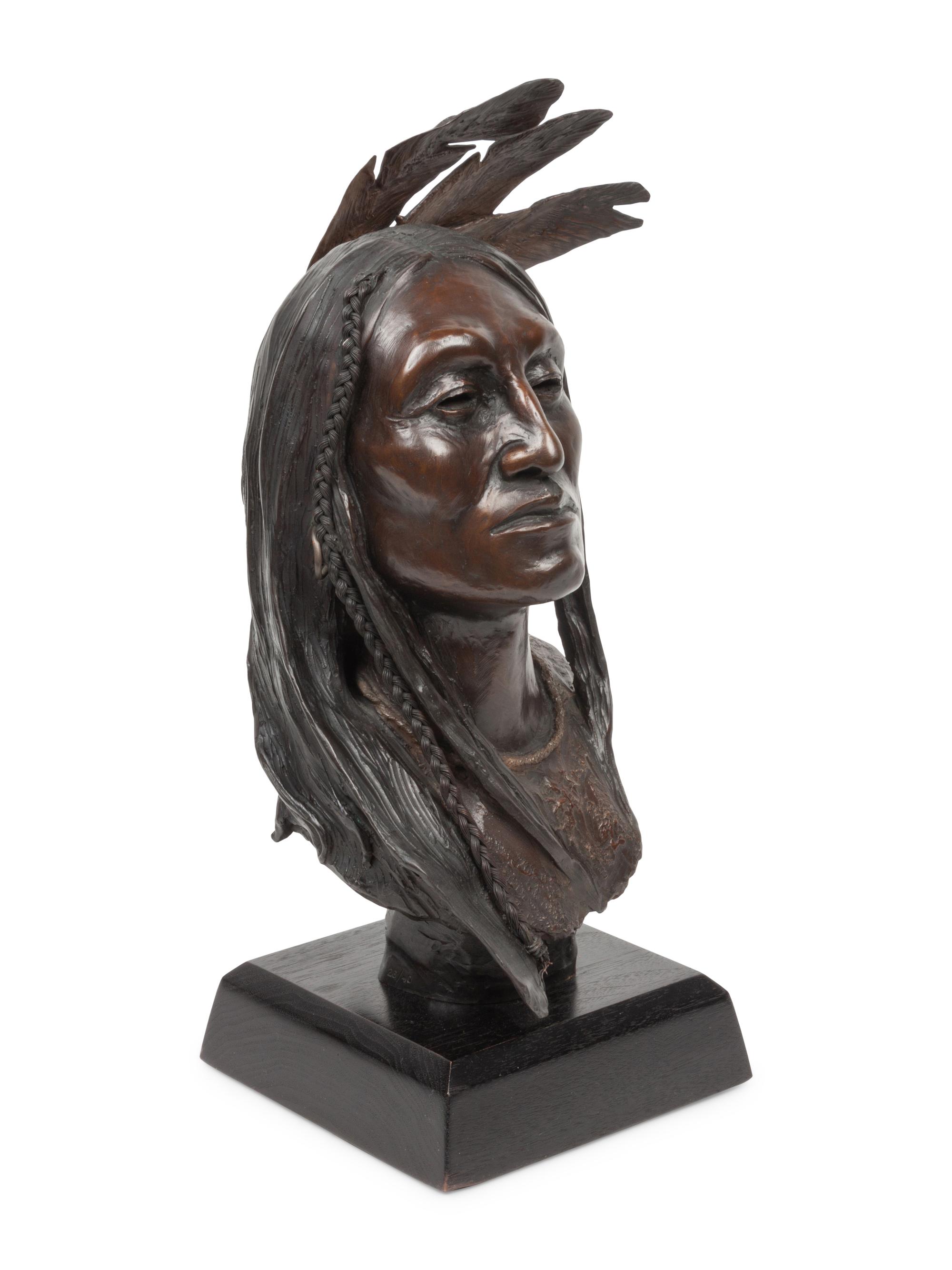 Indian with Feathers , edition 26/40