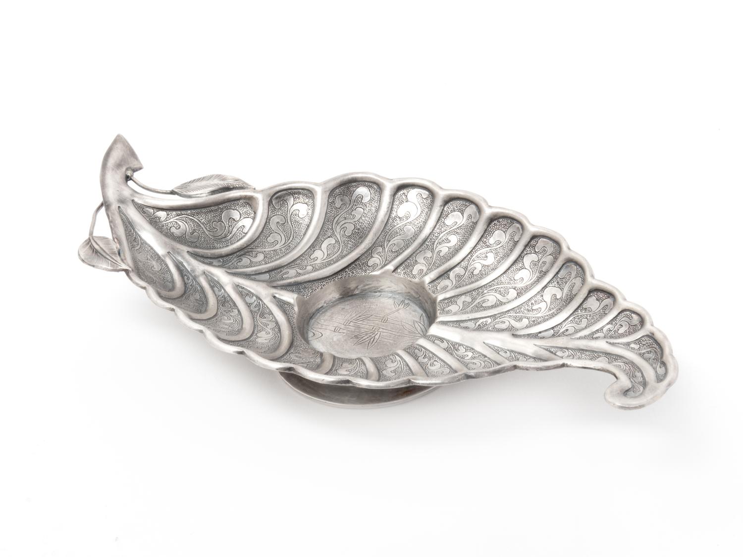 A Japanese Silver Dish