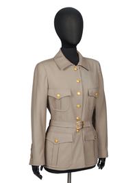 CHANEL, KHAKI MILITARY JACKET, 1996