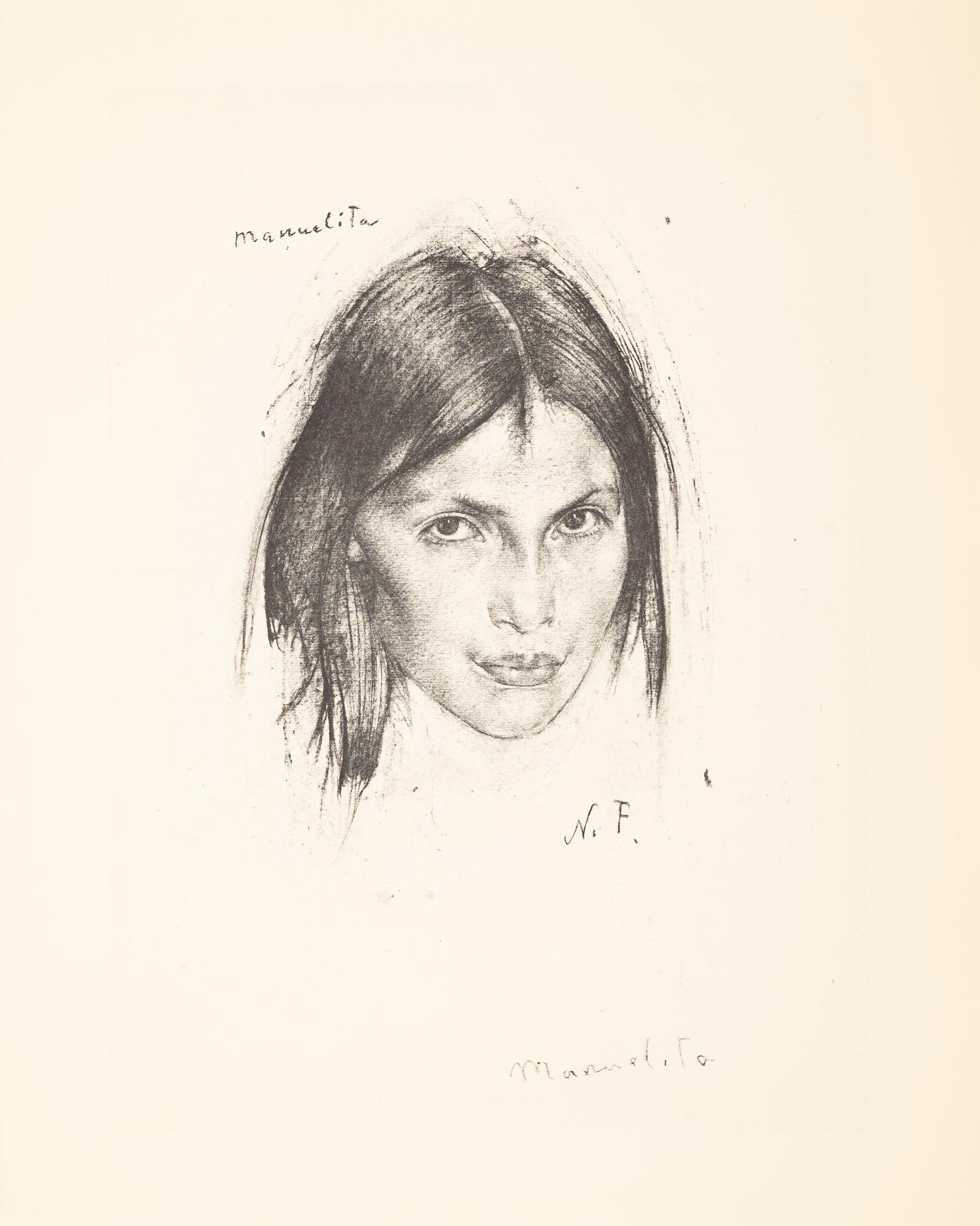 The Charcoal Drawings of Nicolai Fechin (16 prints in their original portfolio)