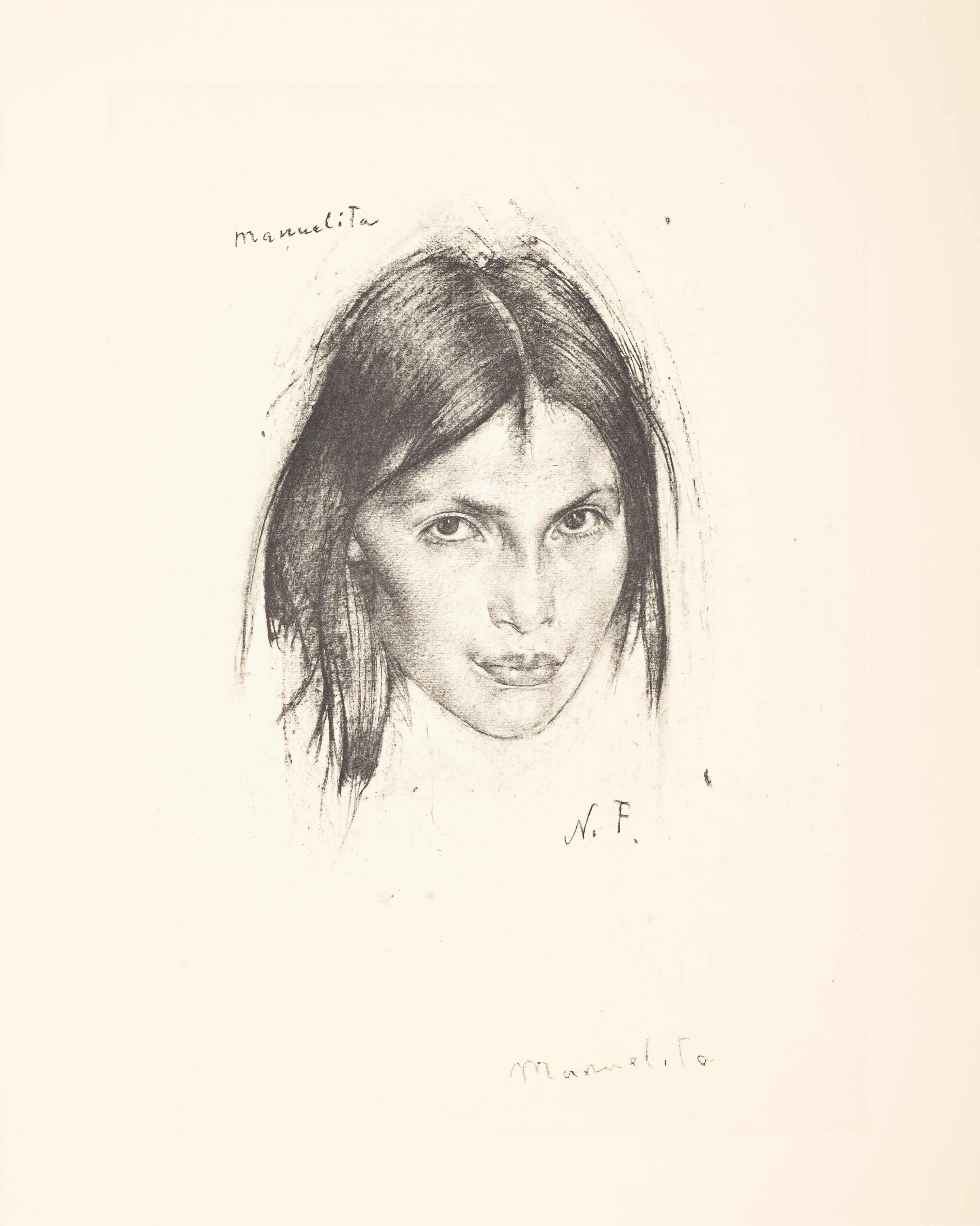 The Charcoal Drawings of Nicolai Fechin (16 prints in their original portfolio)