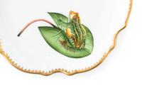 An Anna Weatherley Green Leaf Porcelain Dinner Service