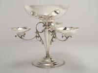Arts and Crafts Hammered Epergne, 1905