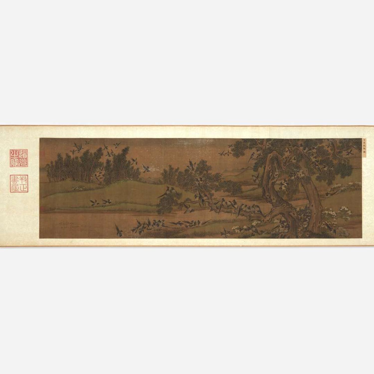 Chinese School, 19th century or earlier 十九世纪或更早 One Hundred Auspicious Subjects, eight works ???????? ????