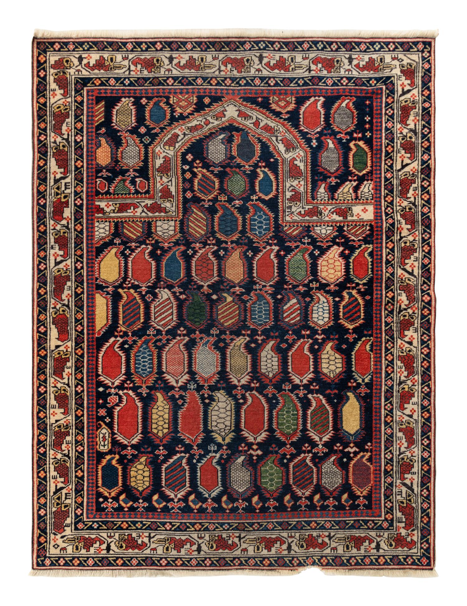 A Caucasian Wool Prayer Rug