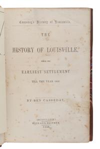 [KENTUCKY HISTORY]. A group of 8 works, comprising: