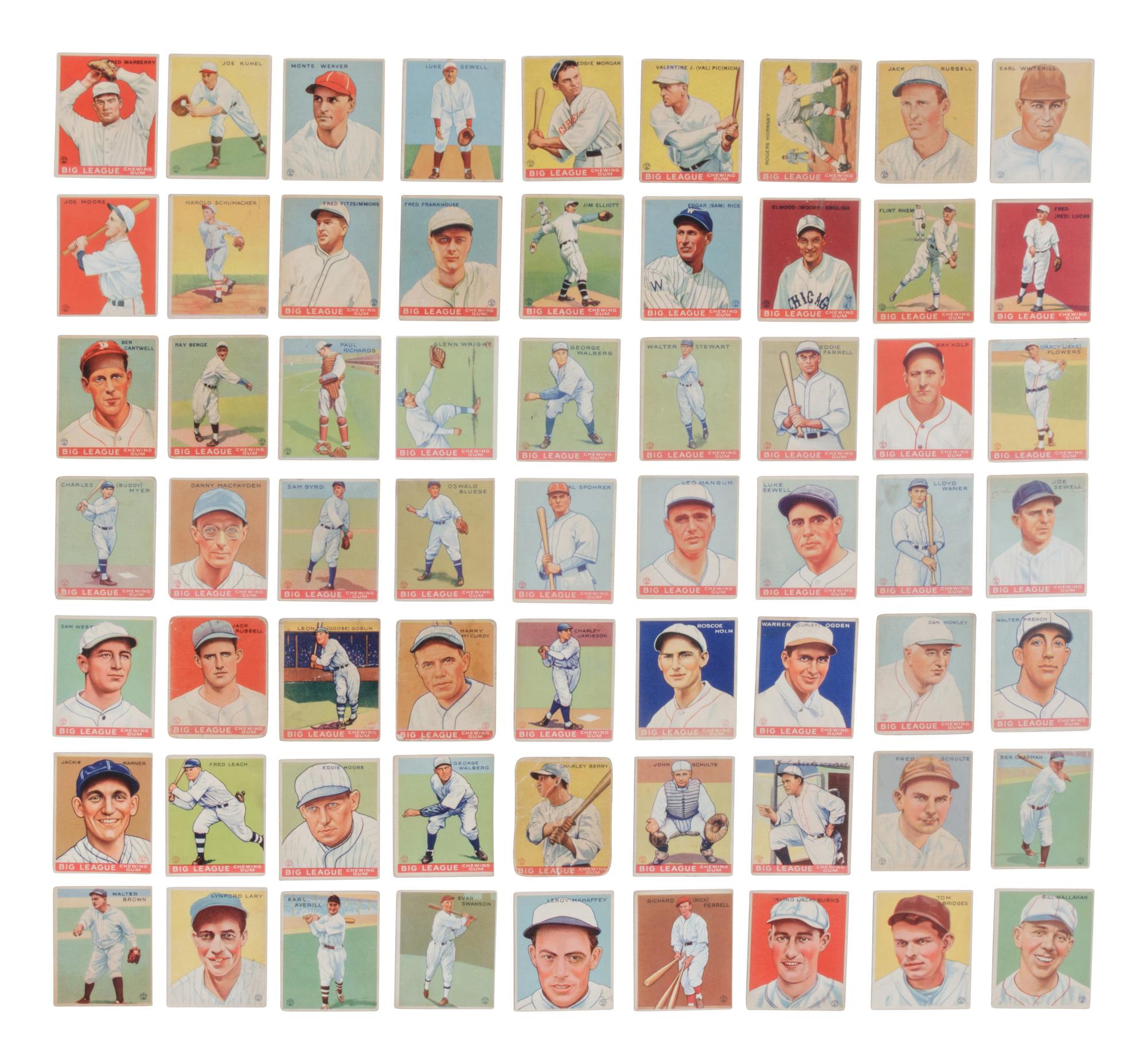 A 1933 Goudey Near Set (232/239),