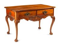 A Dutch Carved Walnut Center Table