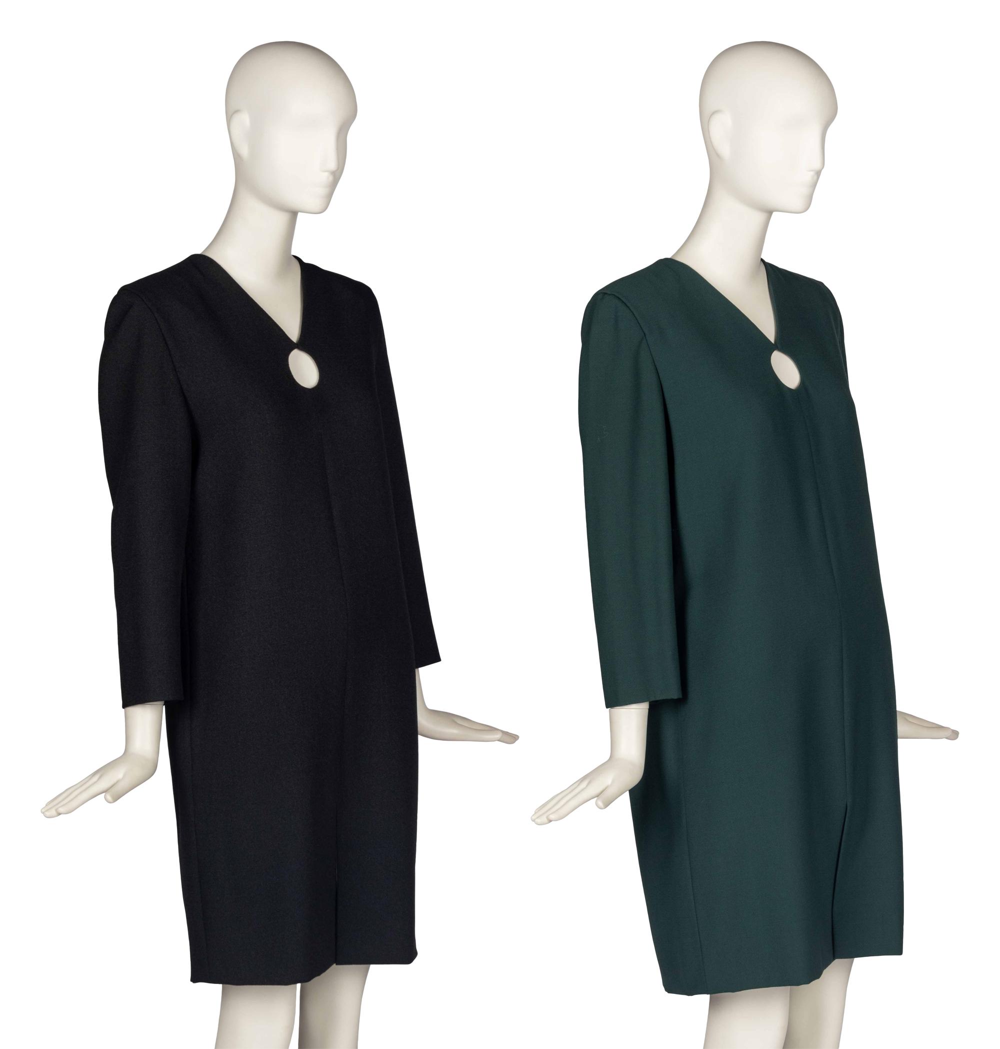 Two Pierre Cardin Haute Couture Dresses