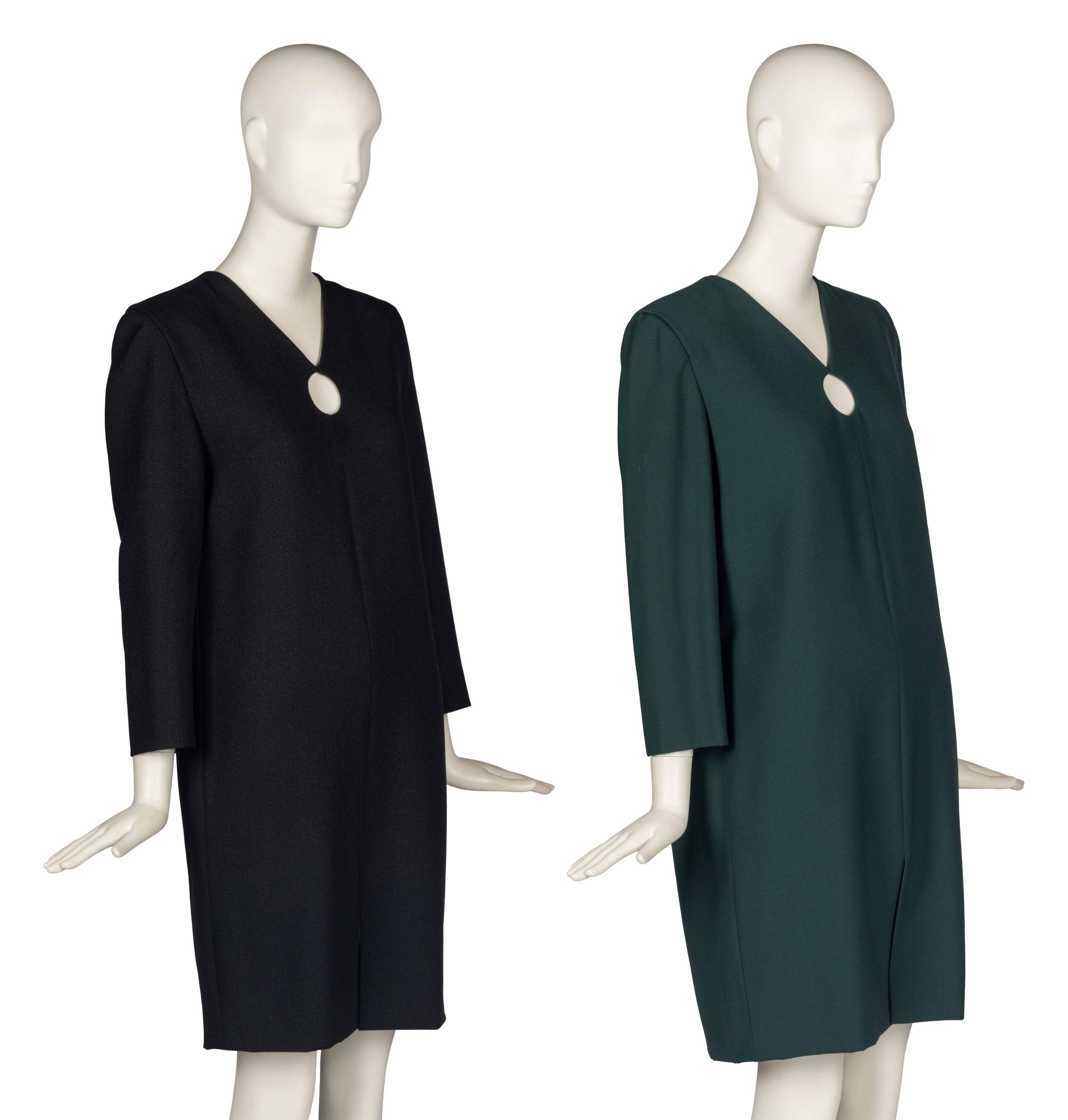 Two Pierre Cardin Haute Couture Dresses