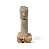 William Edmondson (1874-1951) — Gi rl With Braided Hair