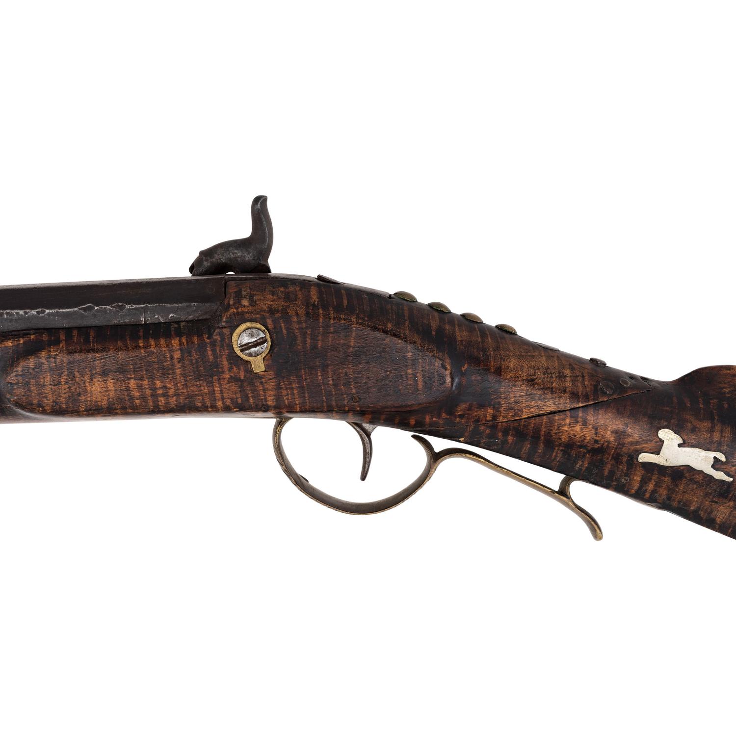 Tacked Fullstock Percussion Trade Rifle by Leman