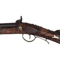 Tacked Fullstock Percussion Trade Rifle by Leman