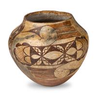 Acoma / Laguna Polychrome Pottery Jar