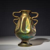 Serpent-handled vase, c. 1930