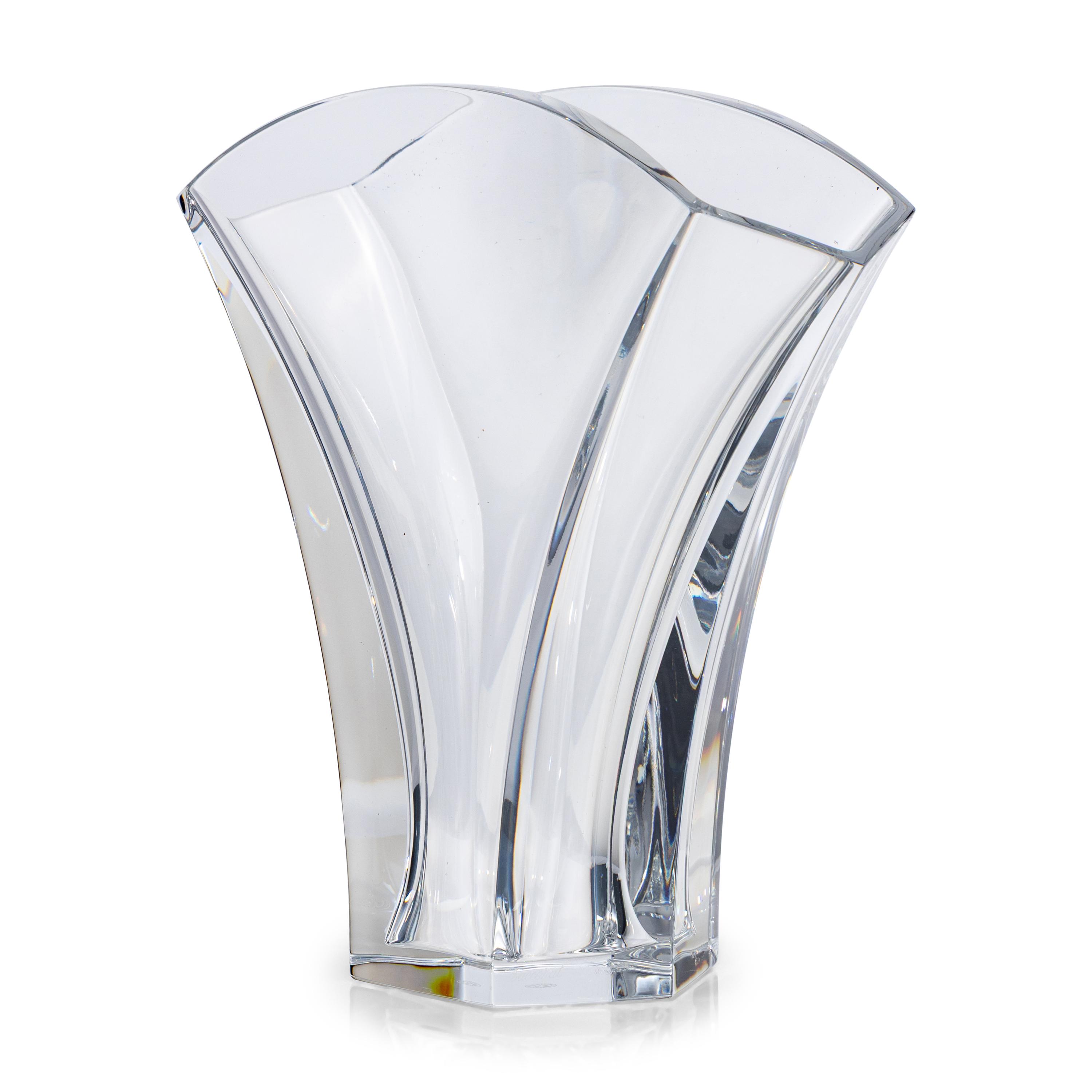 A Baccarat Glass Vase