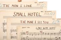[WORLD WAR II] -- [MILLER, Glenn (1904-1944)]. World War II-era archive of manuscript scores and ephemera related to the Glenn Miller Army Air Force Band and associated musicians and orchestras.