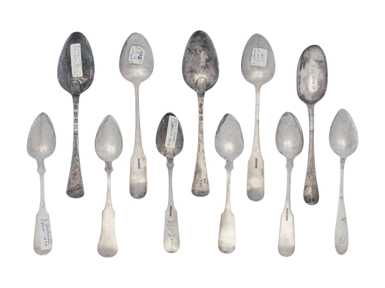 A Collection of Silver Spoons
