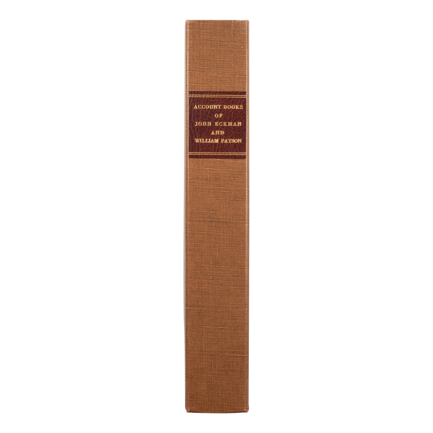 [AMERICANA]. A group of several account books and apprentice books from identified users. [Ca mid-19th century].