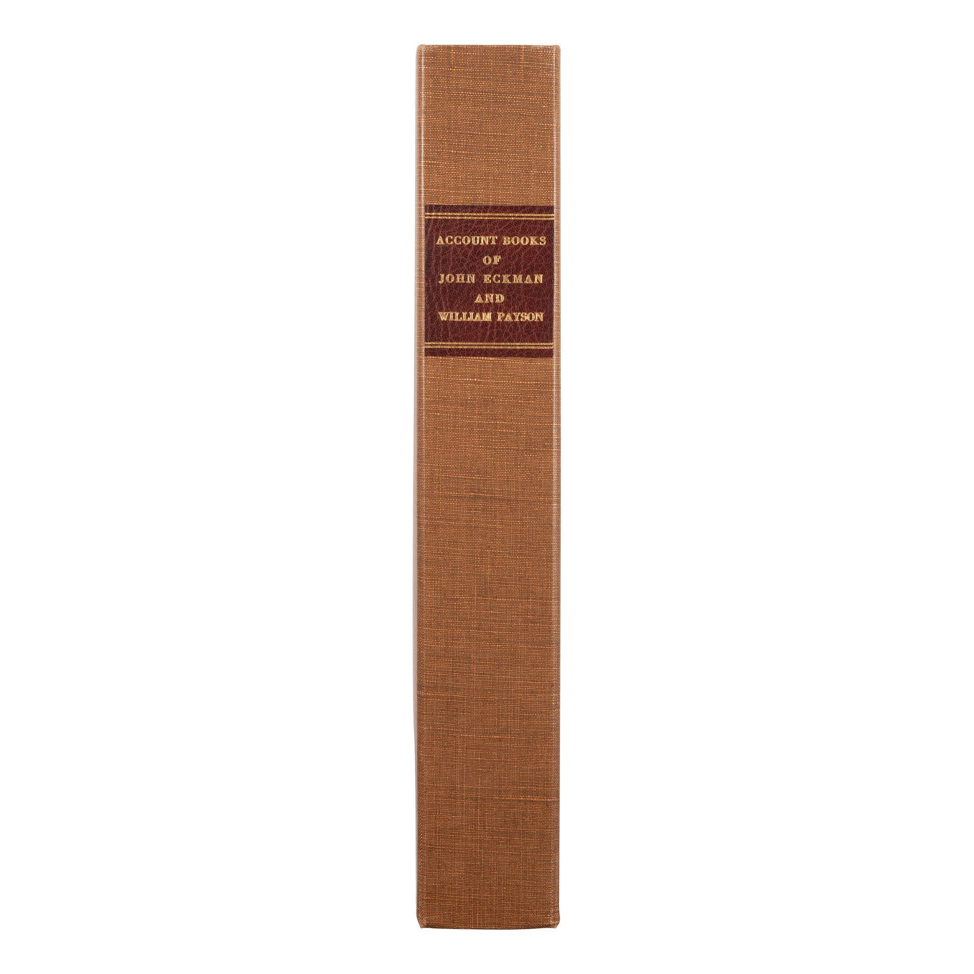 [AMERICANA]. A group of several account books and apprentice books from identified users. [Ca mid-19th century].