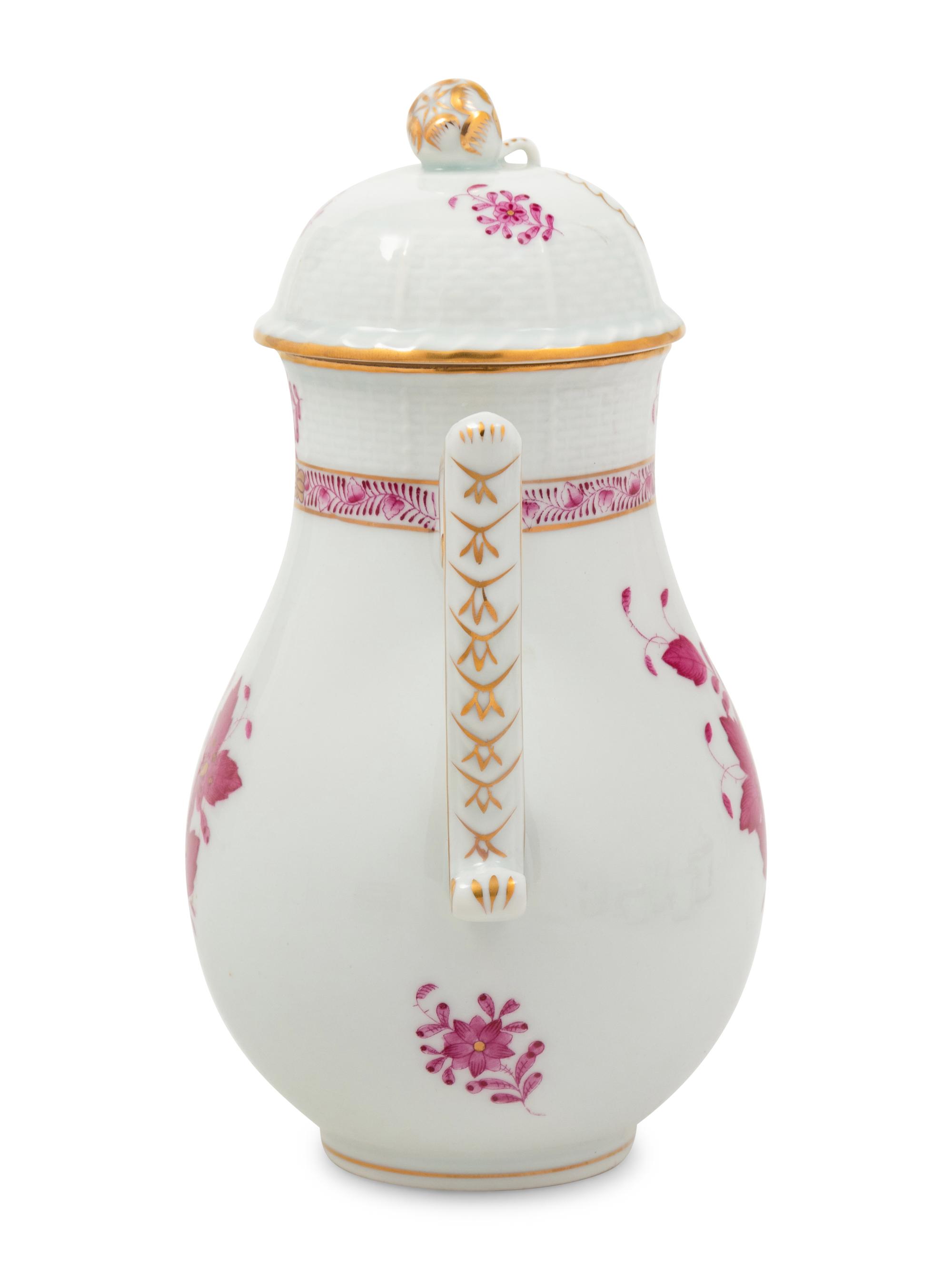 A Herend Porcelain Coffee Service