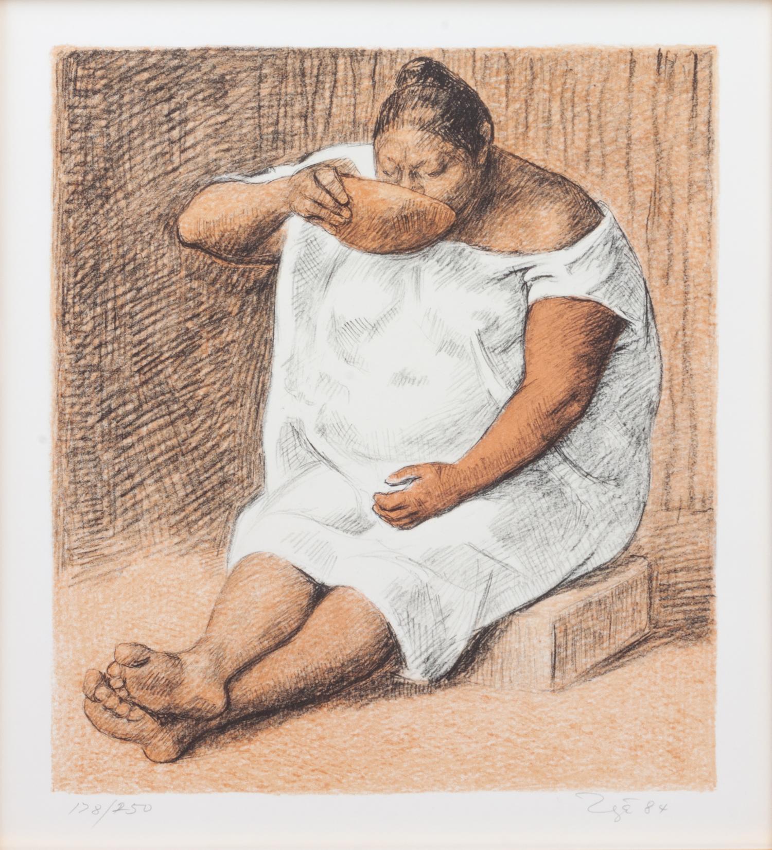Mujer Bebiendo