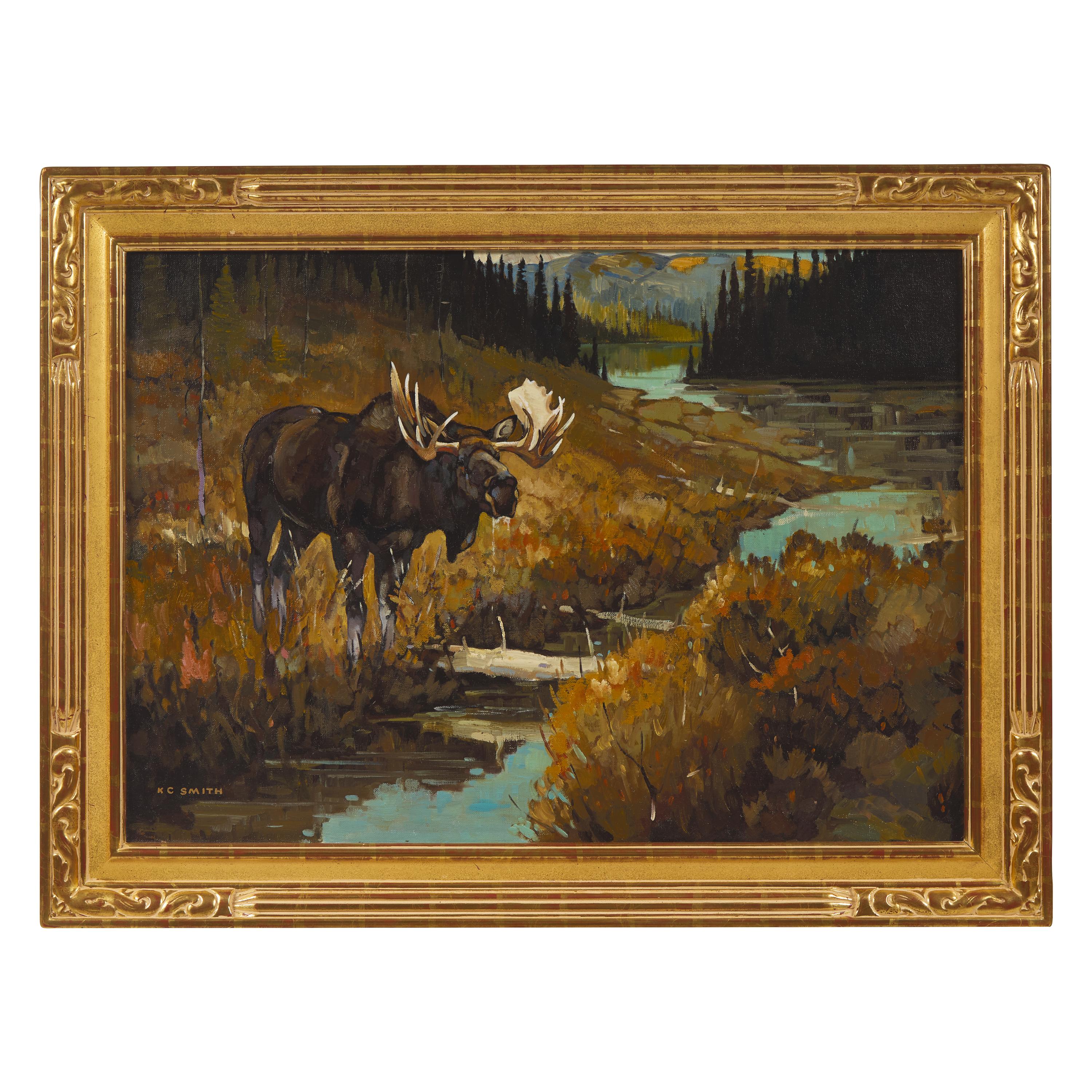 Keith C. Smith (Canadian, 1924-2000) — Moose