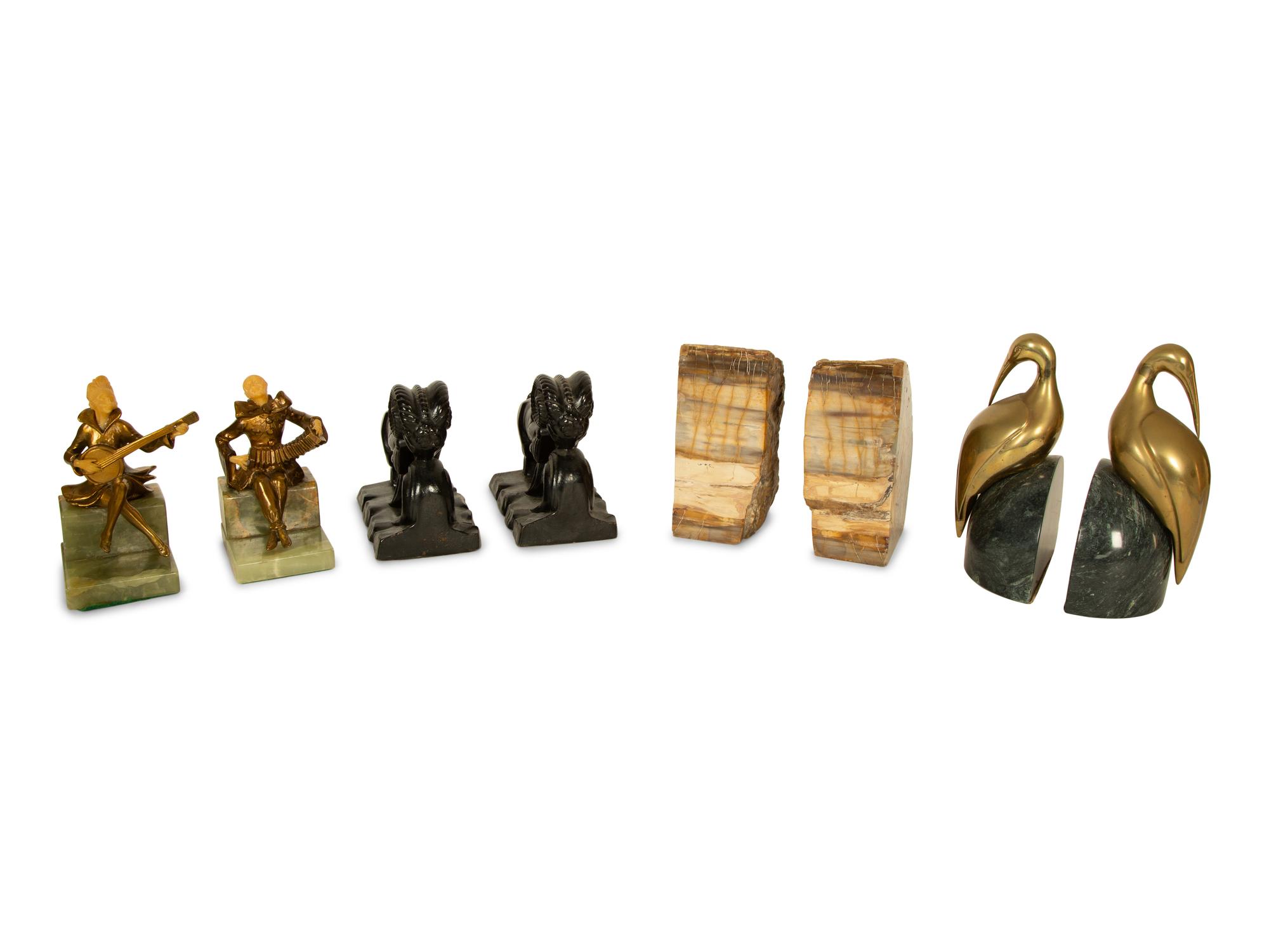 Four Pairs of Bookends