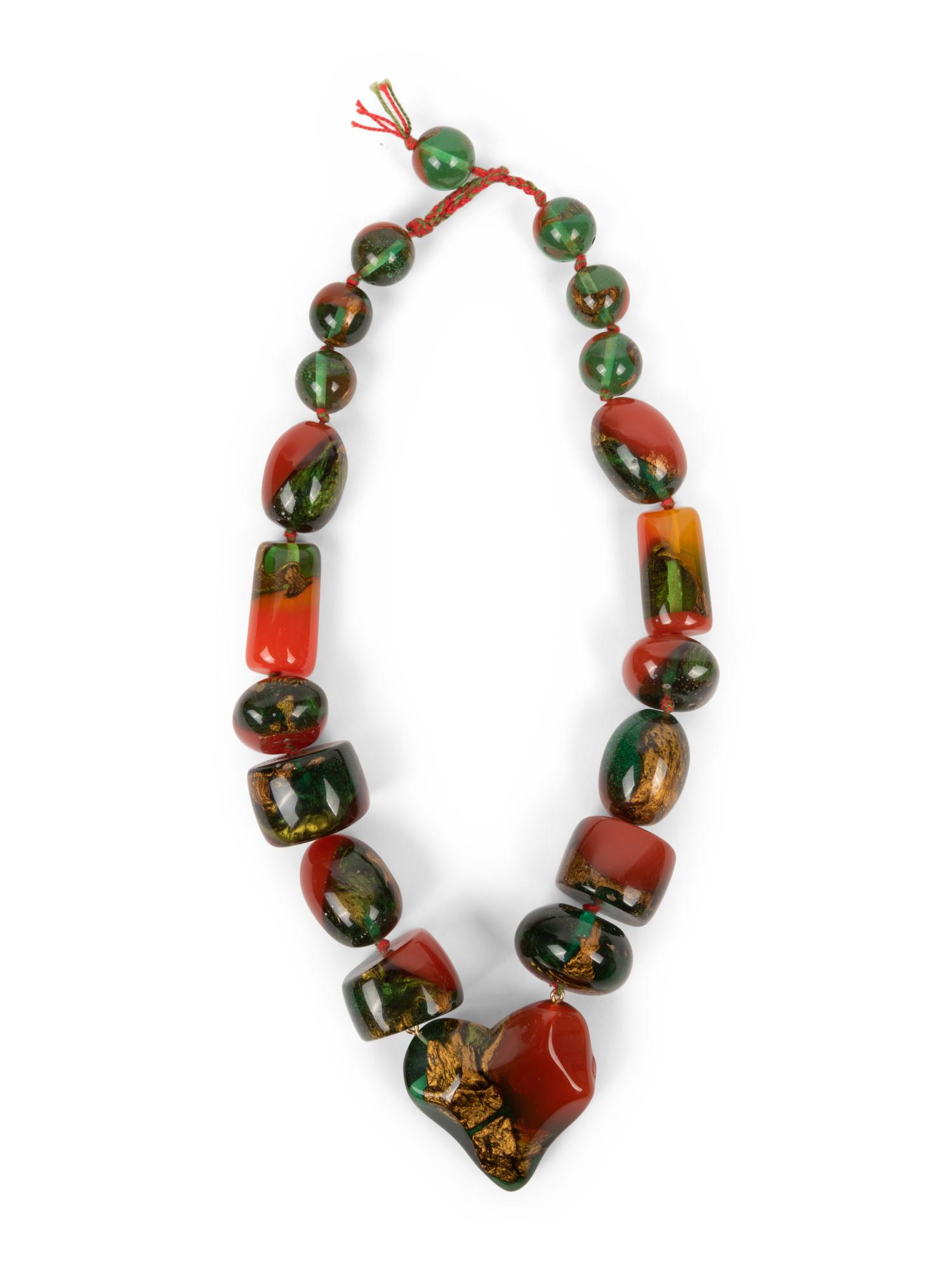 Two Designer Necklaces: One Chloé and One Christian Lacroix, 1980-2000s