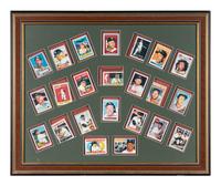 A Set of 1996 Danbury Mint Mickey Mantle Porcelain Baseball Cards