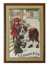 An L. Candee & Co. Rubber Boot Advertising Lithograph