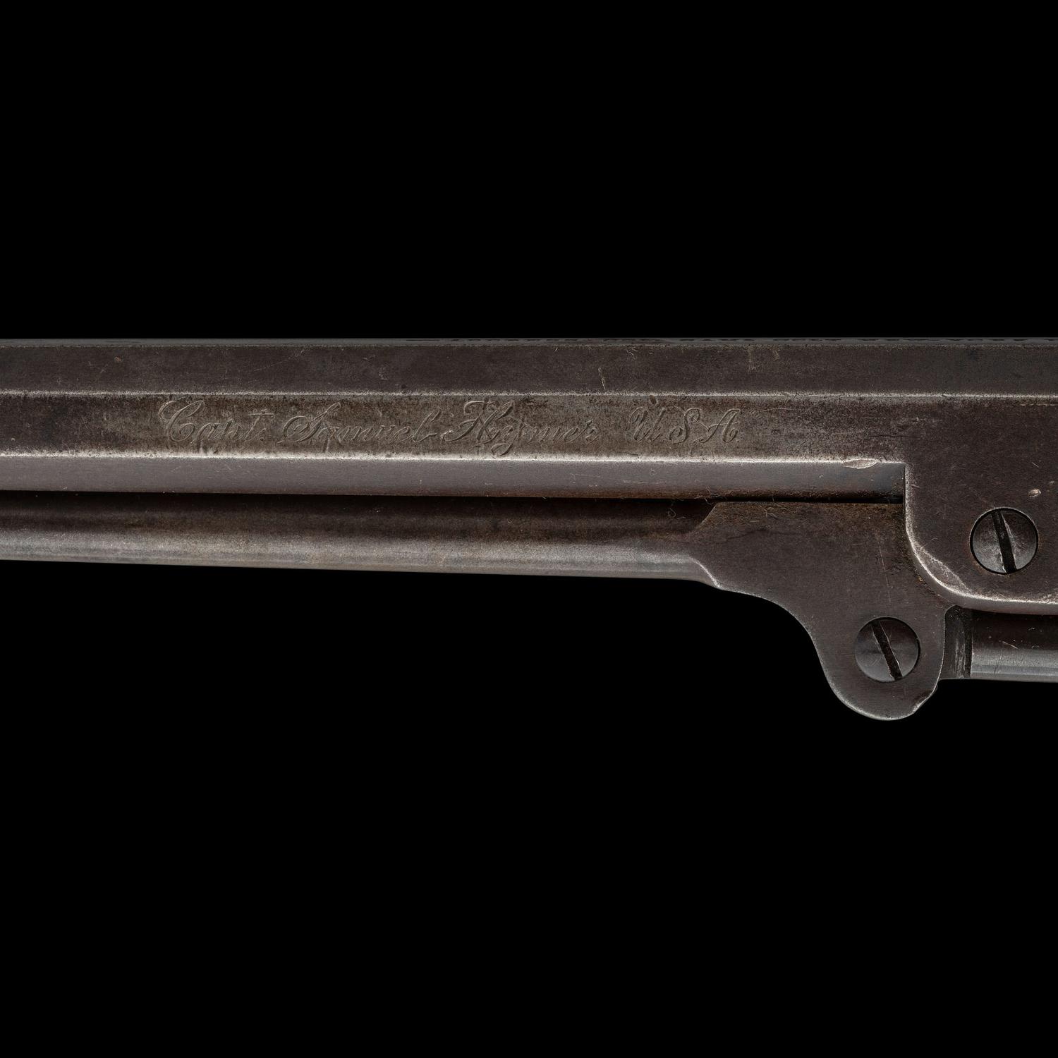The Inscribed Sword, Colt 1851 Navy, & Colt 1849 Pocket Revolvers of Medal of Honor Recipient Capt. Samuel Hymer of the 115th Illinois Volunteers