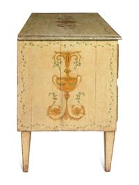 A Pair of Italian Painted Chests of Drawers