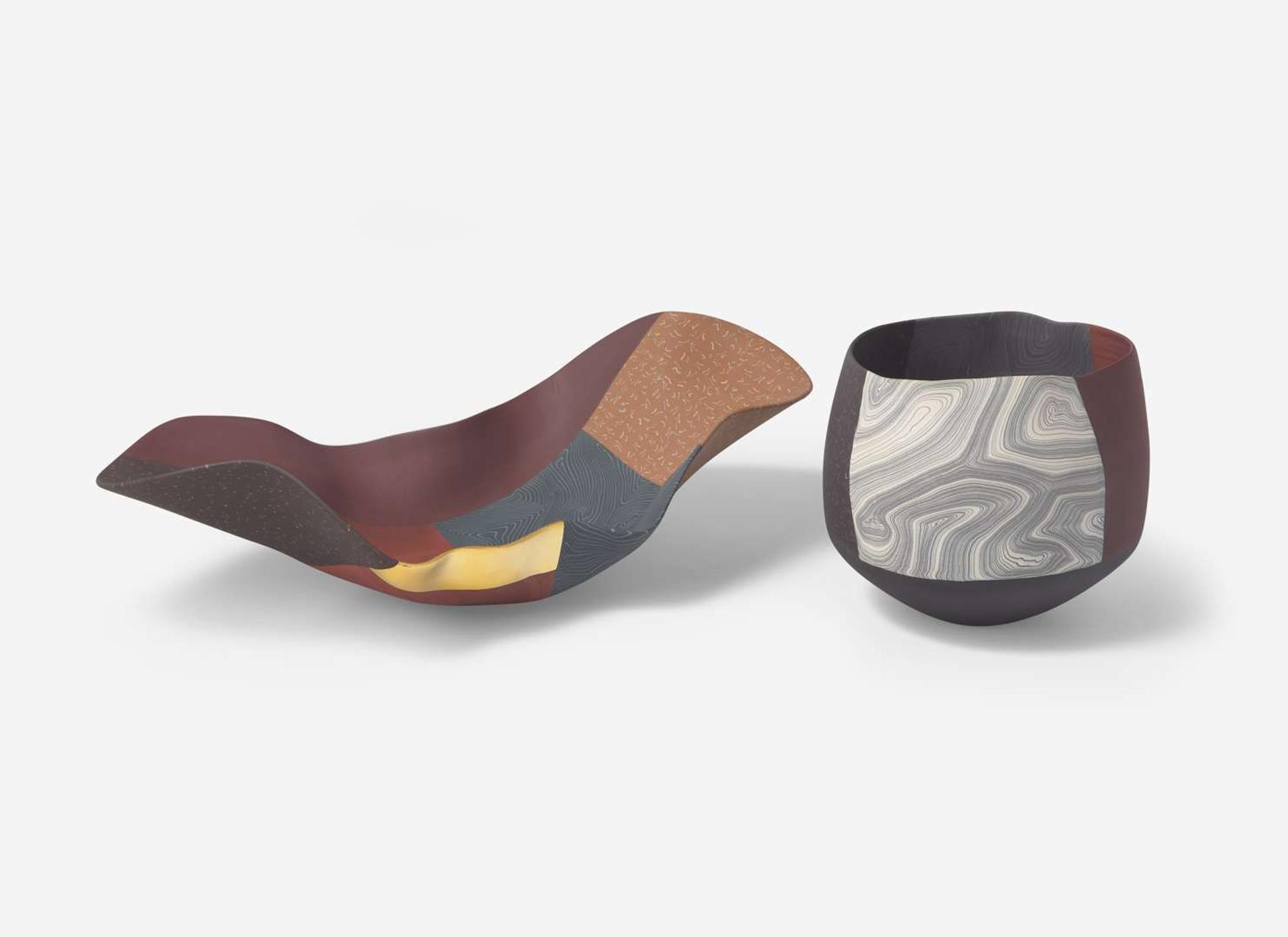 Thomas Hoadley, Two Nerikomi Vessels