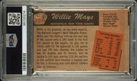 A 1955 Bowman Willie Mays Baseball Card No. 184 (PSA 2 MC GOOD)