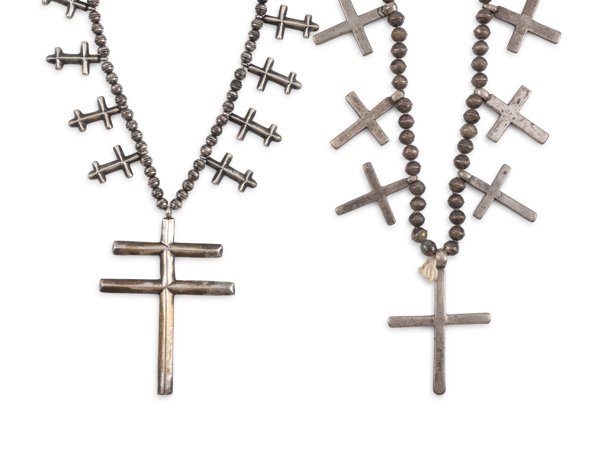 Navajo or Pueblo Cross Necklaces