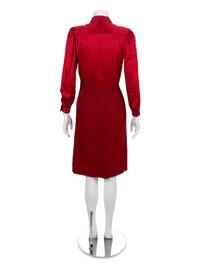 A Nina Ricci Red Tweed Wool Skirt Suit, 1980s