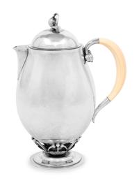 A Georg Jensen Silver Coffee Pot