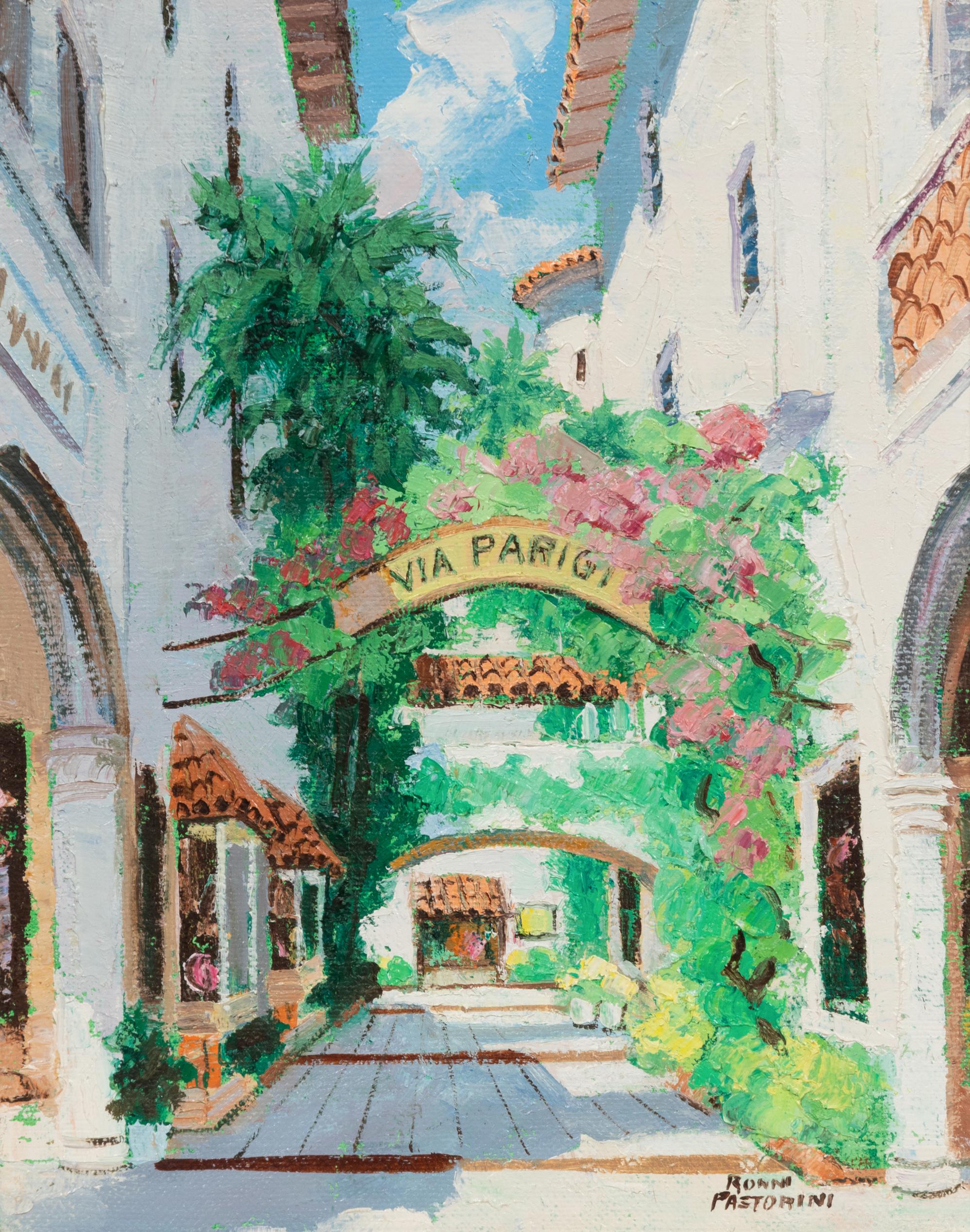 Palm Beach Scenes (Four Paintings)
