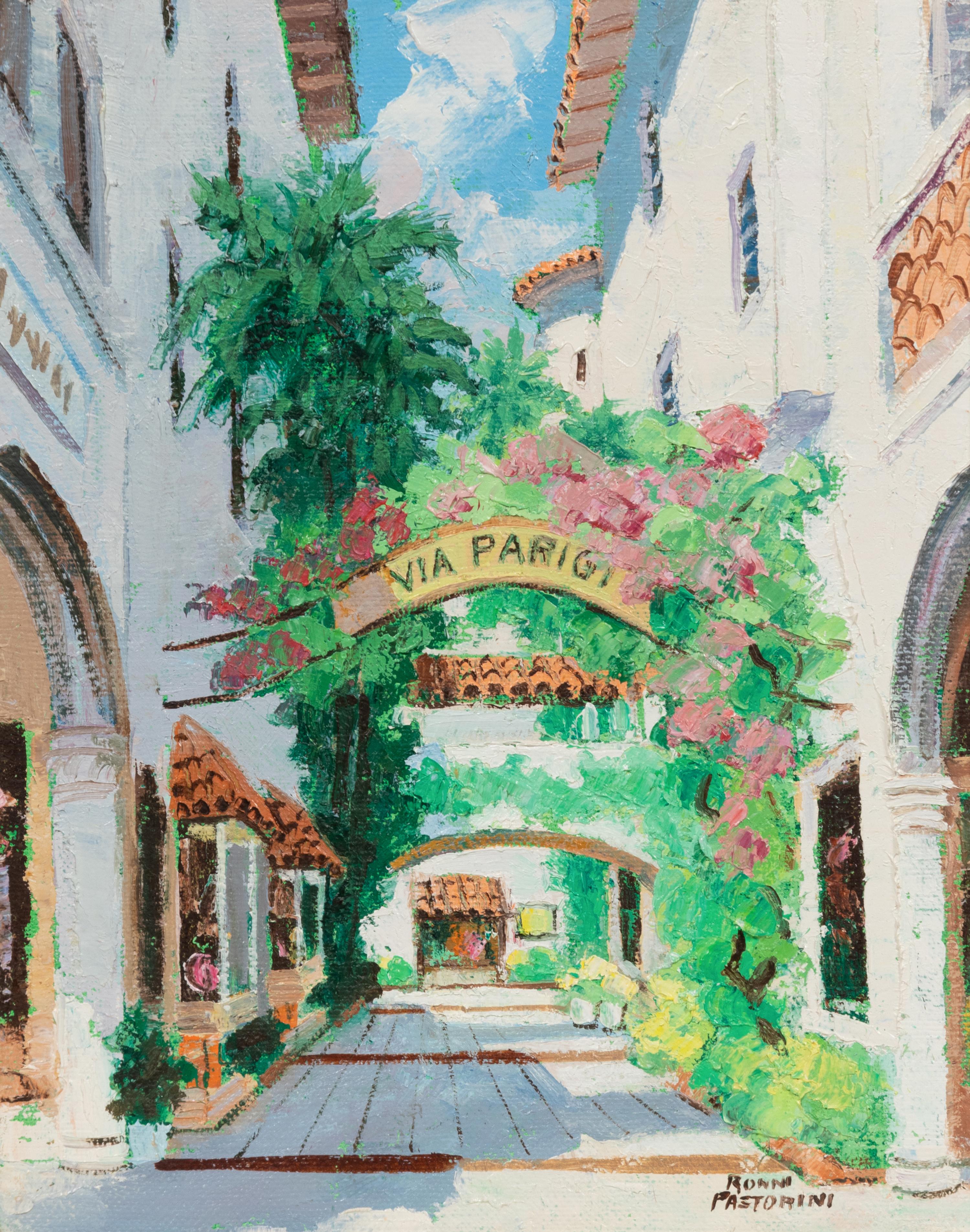 Palm Beach Scenes (Four Paintings)