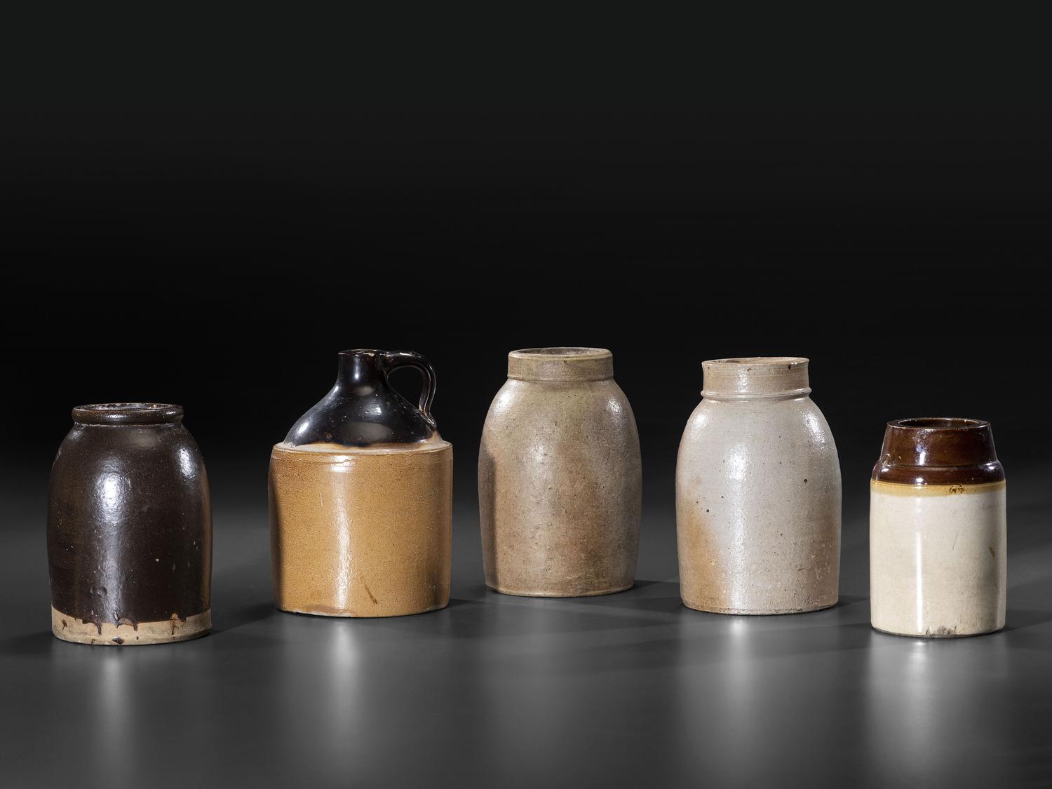 Twenty Stoneware Vessels