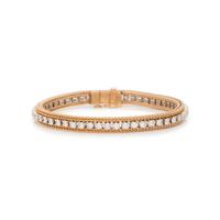 YELLOW GOLD AND DIAMOND BRACELET