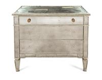A Pair of Regency Style Mirrored Cabinets