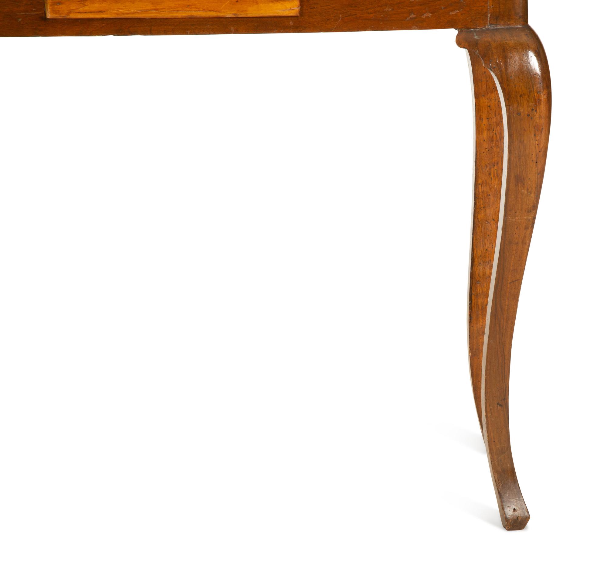 A Louis XV Provincial Style Walnut Flip-top Table