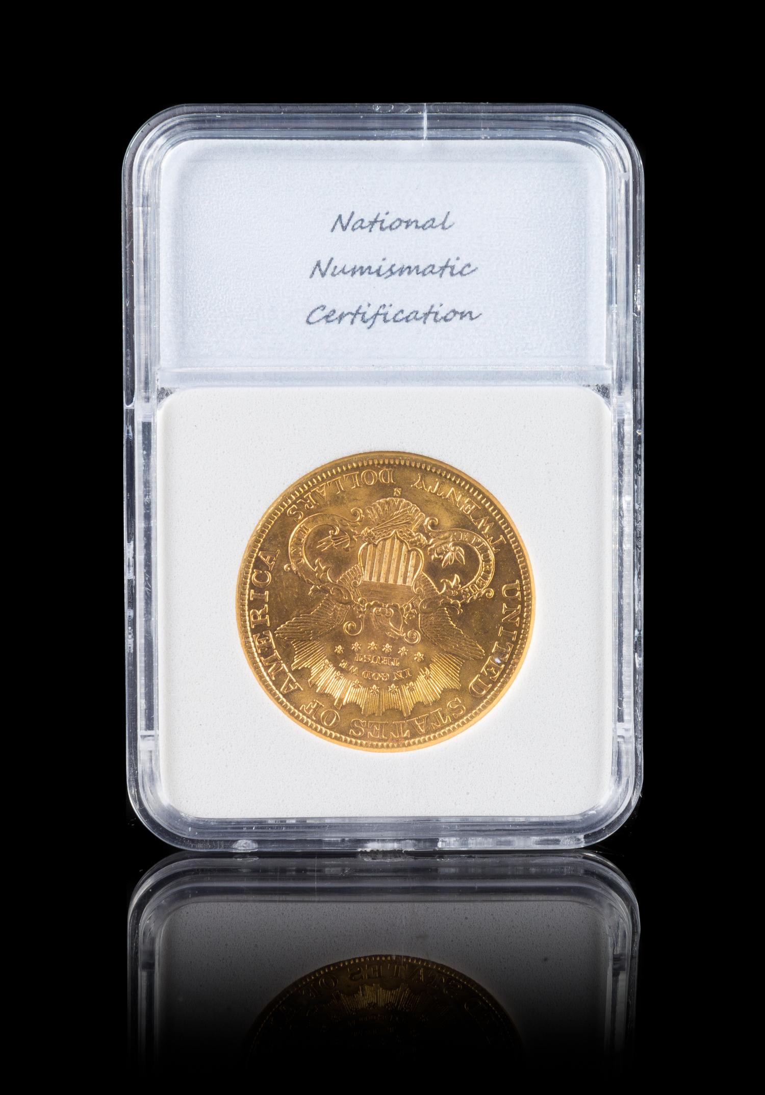 A United States 1898-S Liberty Head $20 Gold Coin