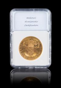A United States 1898-S Liberty Head $20 Gold Coin