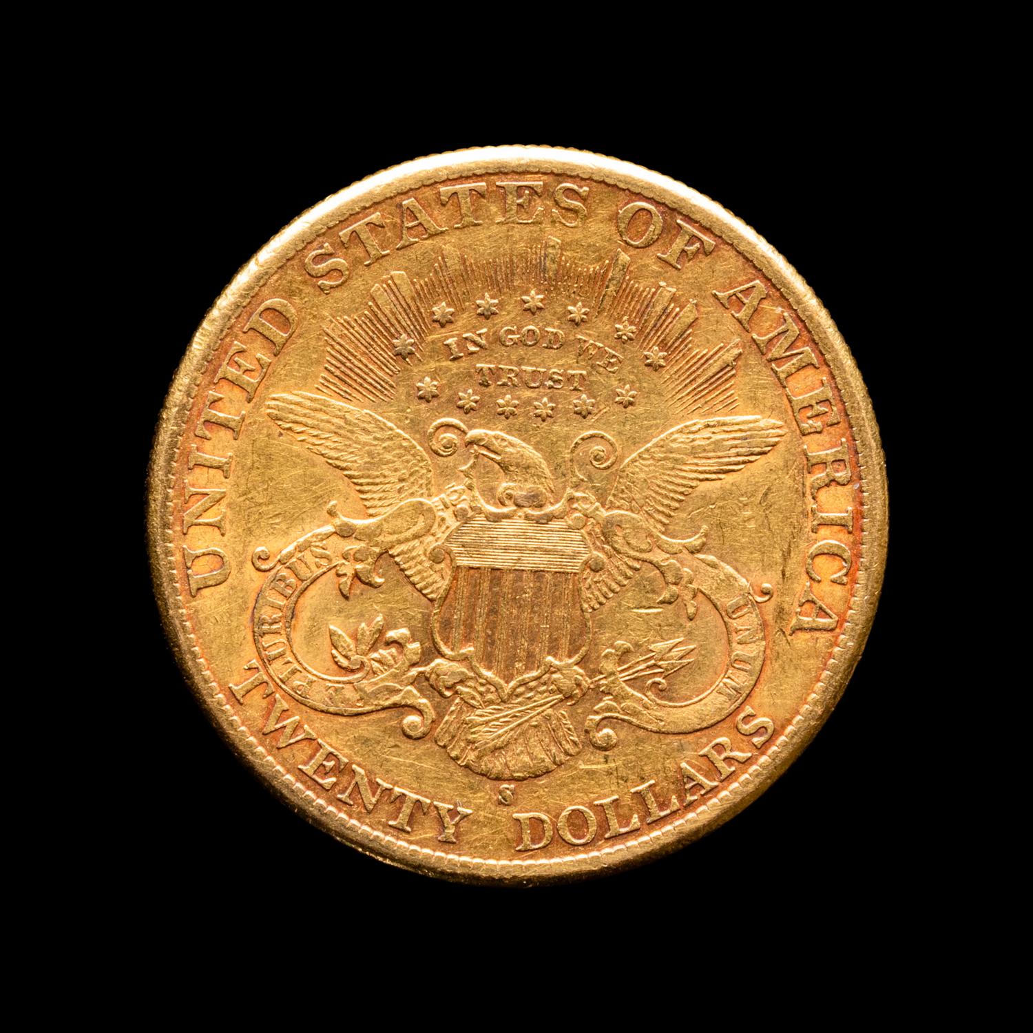 A 1900-S Liberty Head $20 Gold Coin
