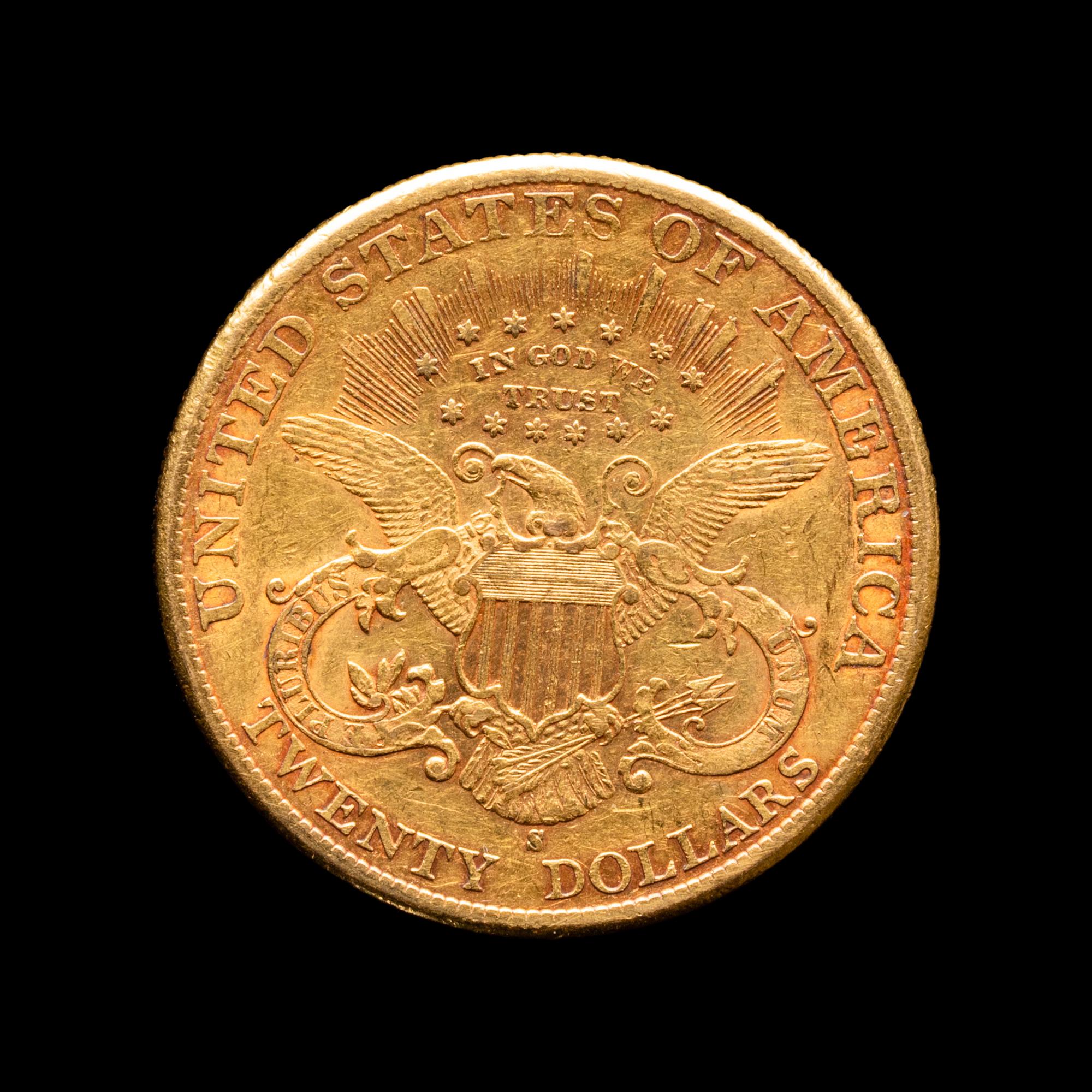 A 1900-S Liberty Head $20 Gold Coin
