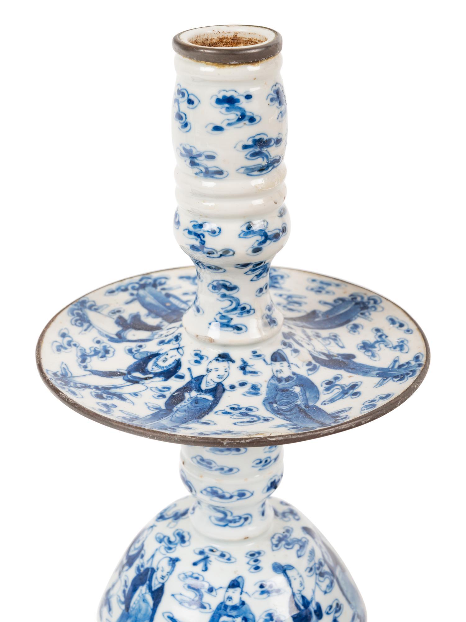 Three Chinese Export Blue and White Articles