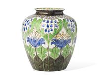 A Wedgwood Painted Porcelain Vase